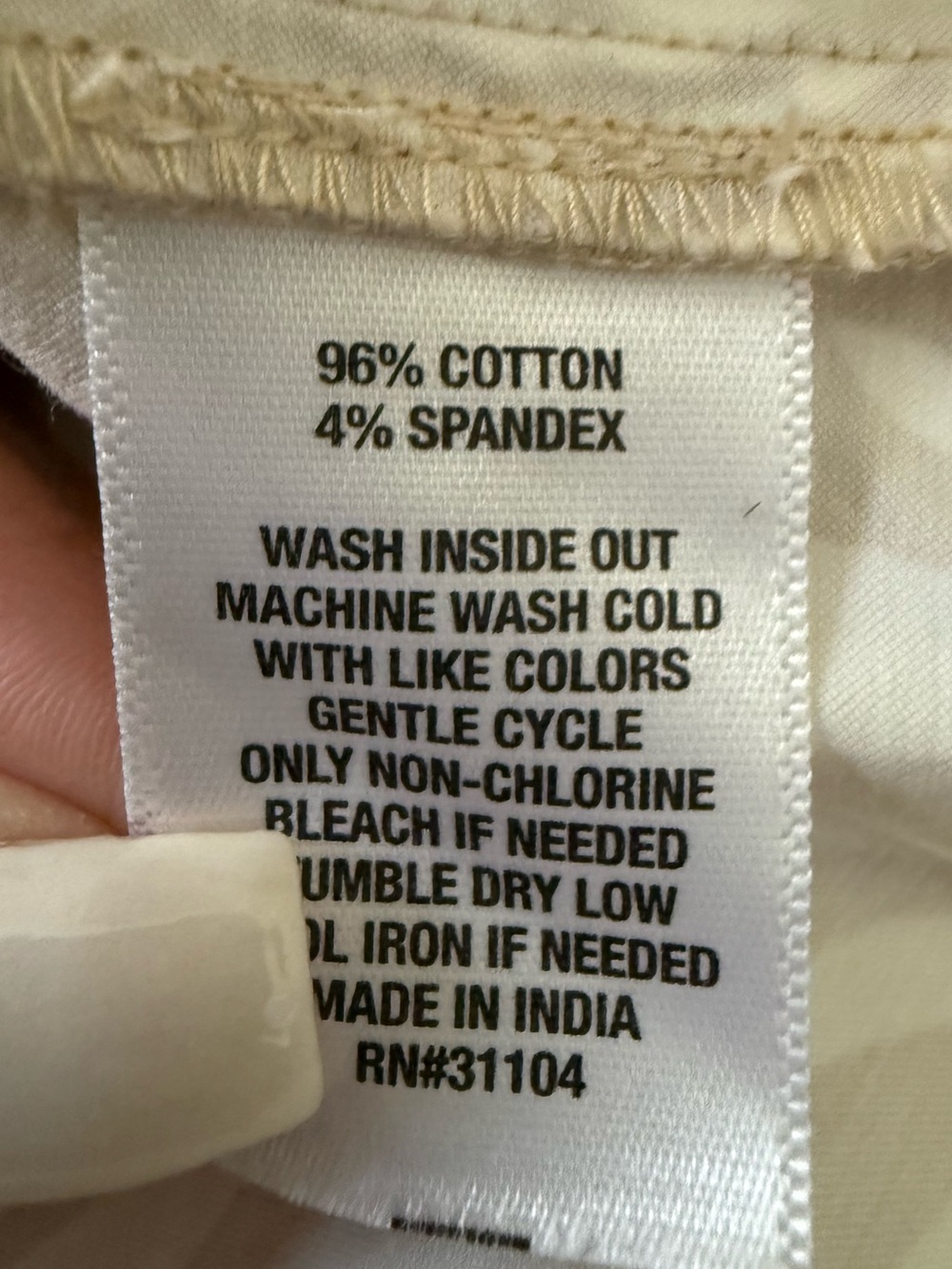 Crown & Ivy Beige Boho Cotton Top - Picture 5 of 5